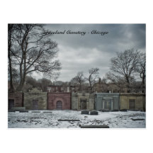 Postcards Graceland Cemetery - Chicago, Novembe...