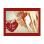 PostCards Heart Tulips Love, Valentine's Day