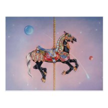 Postcards - Petaluma Carousel Horse 1