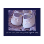 Postcards Precious Sweet Cute Baby Love Shoes