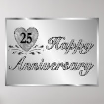 Poster - 25th Anniversary - Silver posters