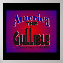 Poster 911 Gullible Poster