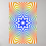 Poster: Abstract Radial Lines posters