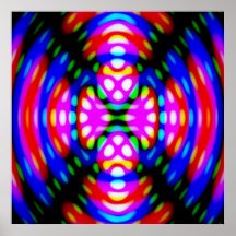 Poster Abstract Trippy Psychedelic Colourful Image