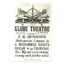 Poster advertising 'A Midsummer Night's Dream' posters