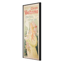 Poster advertising Cacao Van Houten Belgium Stretched Canvas Prints