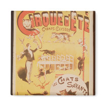 Poster advertising the Cirque d'Ete in the Refrigerator Magnet