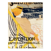 Poster advertising the Exposition postcards