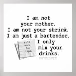 Poster, Art - I'M A BARTENDER