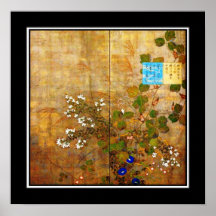 Poster Asian Vintage Art Suzuki Kiitsu, Japan