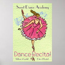 Poster Ballerina Dance Recital