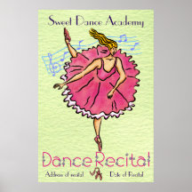 Poster Ballerina Dance Recital
