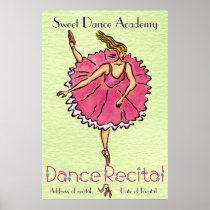 Poster Ballerina Dance Recital