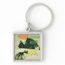 Poster Calendar, pub. by R.H. Russell & Son, 1897 Keychains