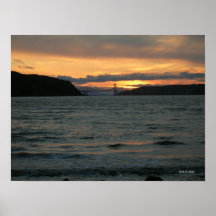 Poster - Carquinez sunset