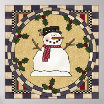 Poster - Cute Snowman