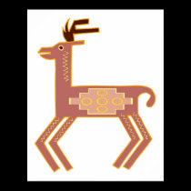 Poster Deer Native American posters