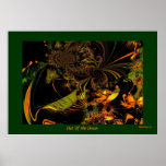 Poster Digital Abstract Art Out Of the Green posters