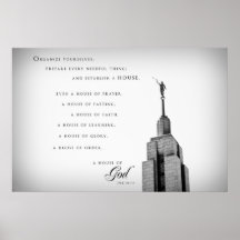 Poster - Draper Utah LDS Temple 3