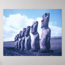 Poster-Easter Island, Chile
