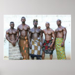 Poster, En Afrique, Five Warriors