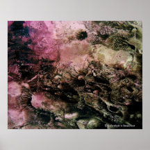 POSTER ENCRE SOUS MARINE