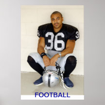 Poster, Football Player