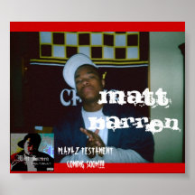 POSTER FOR RAPPER