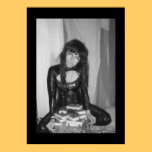 poster goth girl costume halloween party posters