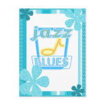 Poster-Jazz Blues Music- postcards