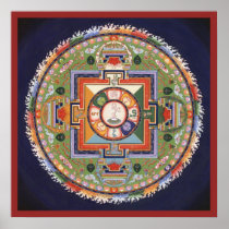 POSTER Mandala of Compassion -starting from $14.25