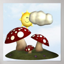 Poster mural sunshine day 11x11 customize it