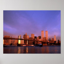 POSTER NYC~ World Trade Centre ~ Twin Towers