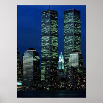 POSTER NYC~ World Trade Centre ~ Twin Towers