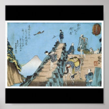 Poster of Japanese painting c. 1843