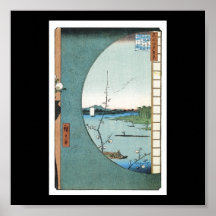 Poster of Japanese painting c. 1856-1858