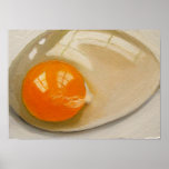 POSTER OF RAW EGG REALISM ARTWORK posters