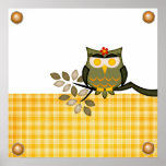 Poster Owl in a tree