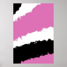 Poster, Pink Watercolor, Abstract Minimalism