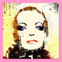 POSTER pop art Patriciastore "woman portrait" posters