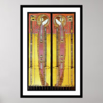 Poster Print:  Embroidered Panels