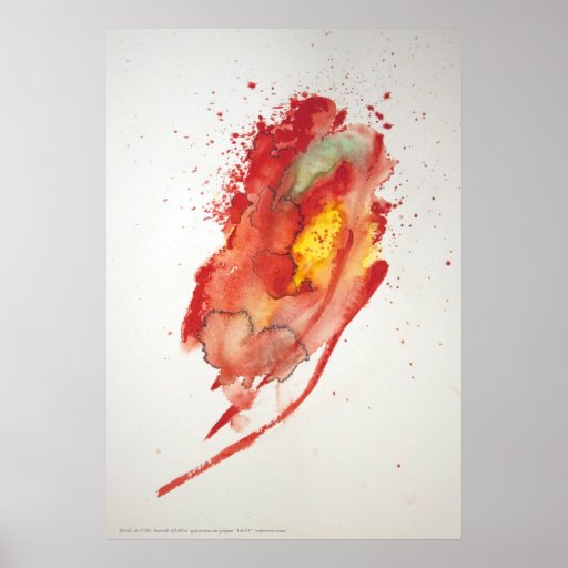 Poster/Print: "Flame Blossom"