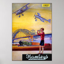 Poster/Print: Hamley's Toy Airplanes