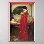Poster/Print:  John Waterhouse - The Crystal Ball