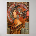 Poster/Print: Mucha - "Savonnerie de Bagnolet"