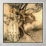 Poster/Print:  Old Woman in the Wood by Rackham