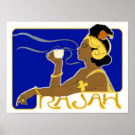 Poster/Print: Vintage Rajah Coffee