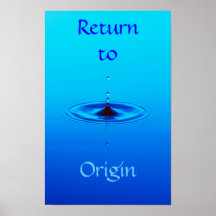 Poster Print -Water Ripple
