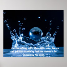 Poster Print - waterdrops