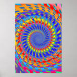 Poster: Psychedelic Spiral Pattern posters
